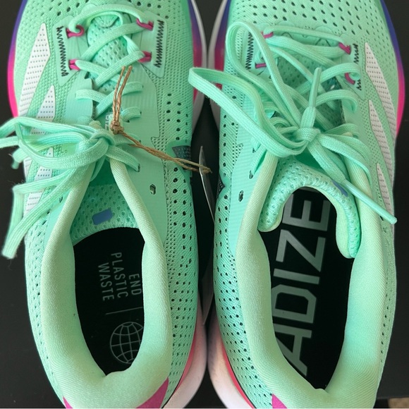 Adidas Adizero SL Running Shoes Pulse Mint Zero Metallic Size 7 - Picture 6 of 7